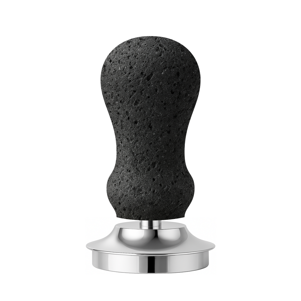 Tamper mit Federung aus Lavagestein