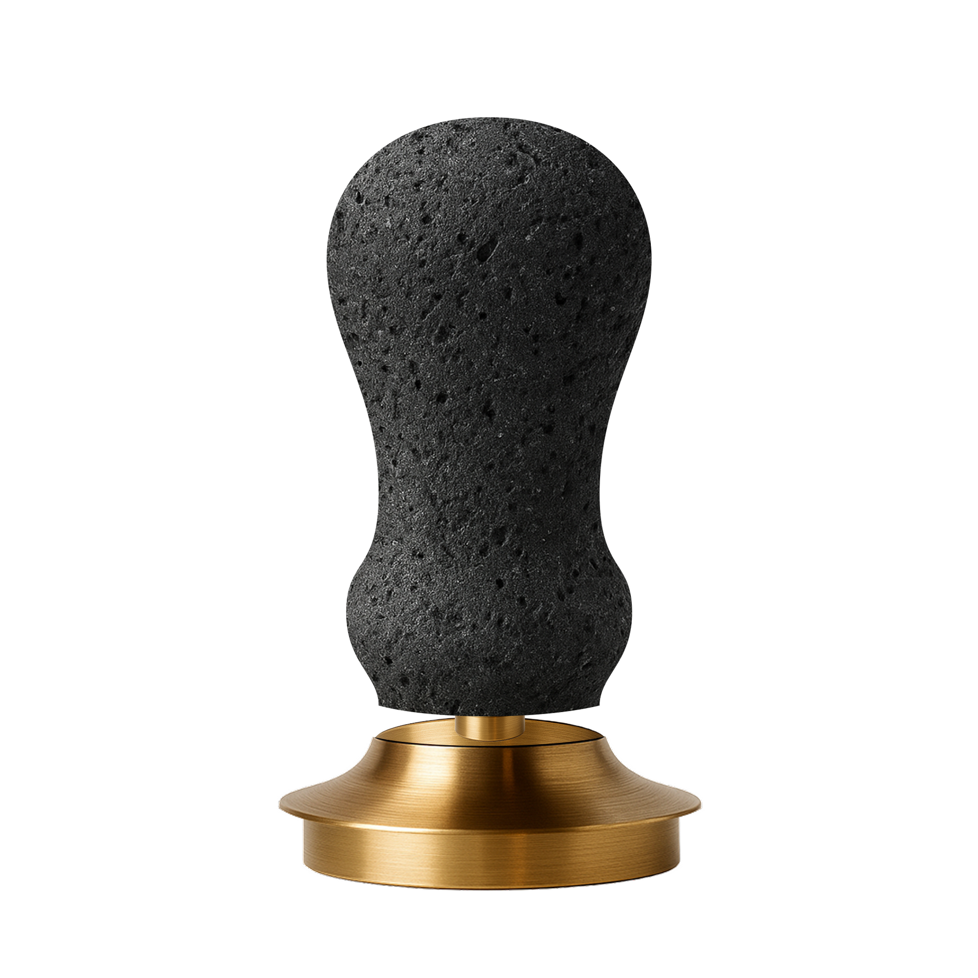 Tamper mit Federung aus Lavagestein