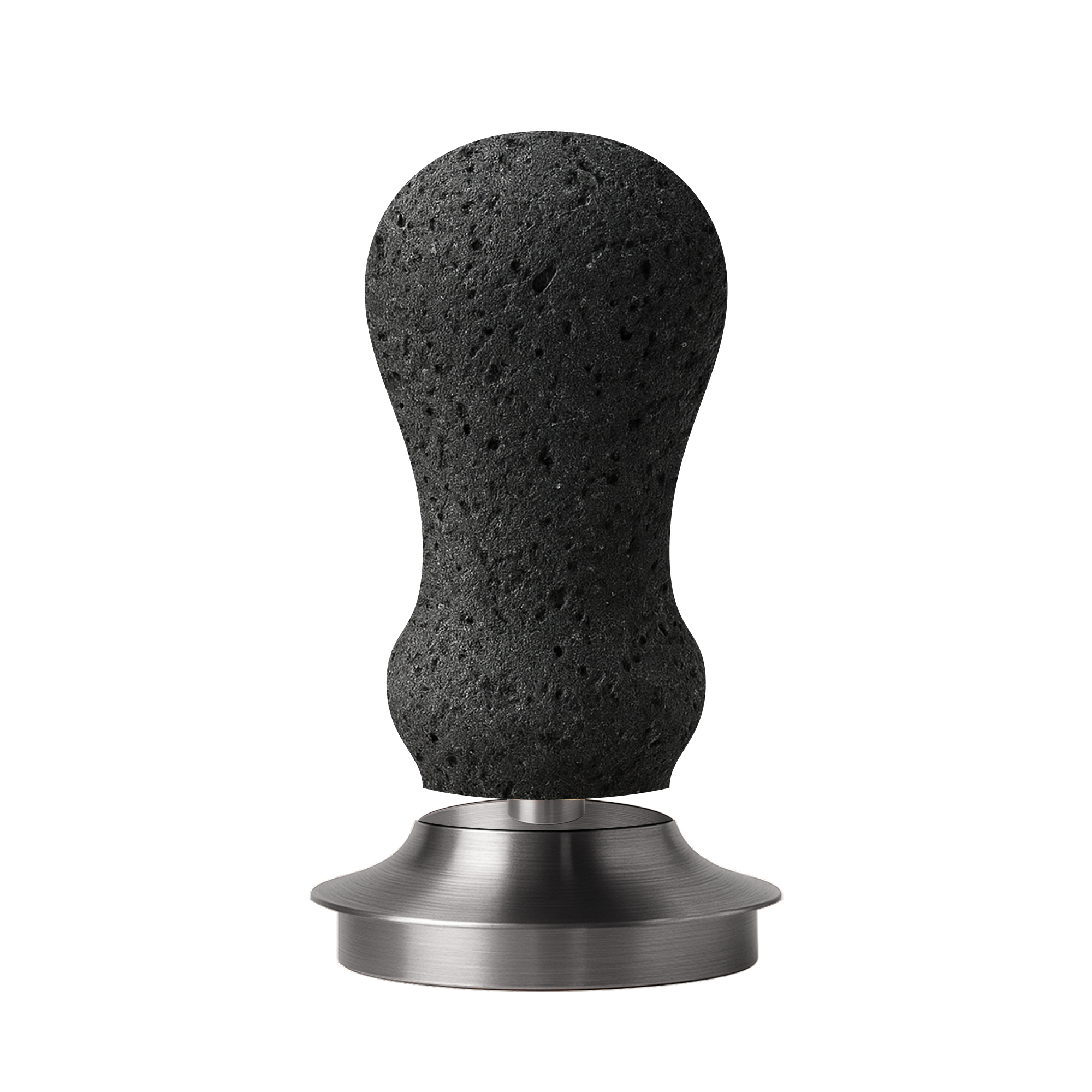 Tamper mit Federung aus Lavagestein