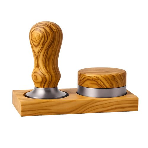 Bundle aus Olivenholz – Tamper & Leveler
