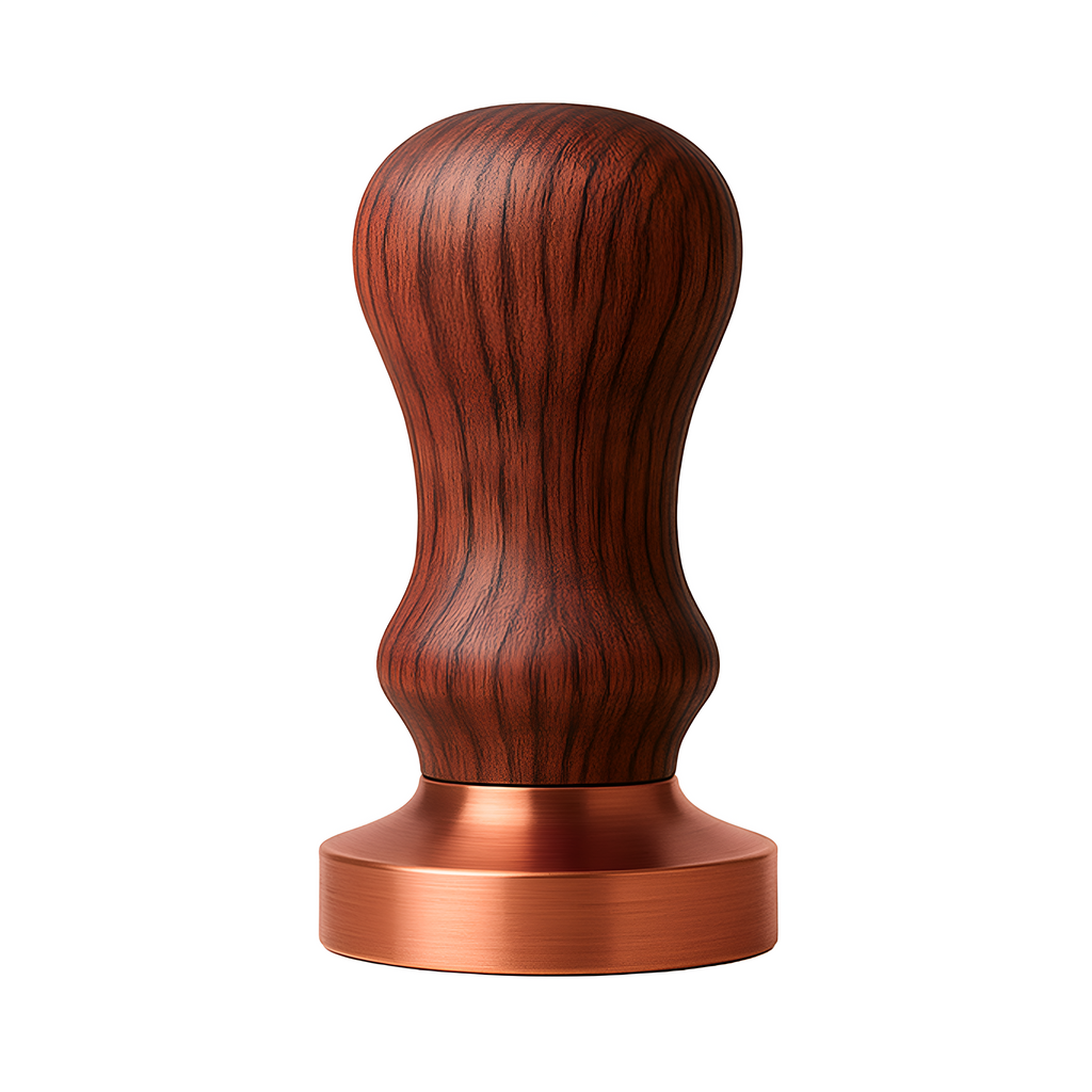 Tamper aus Rotweinfass-Holz