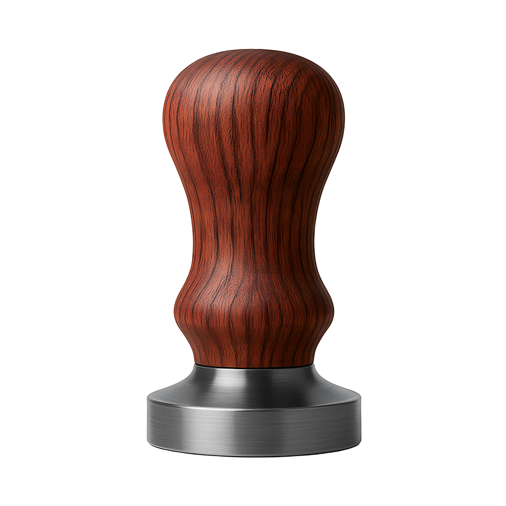 Tamper aus Rotweinfass-Holz