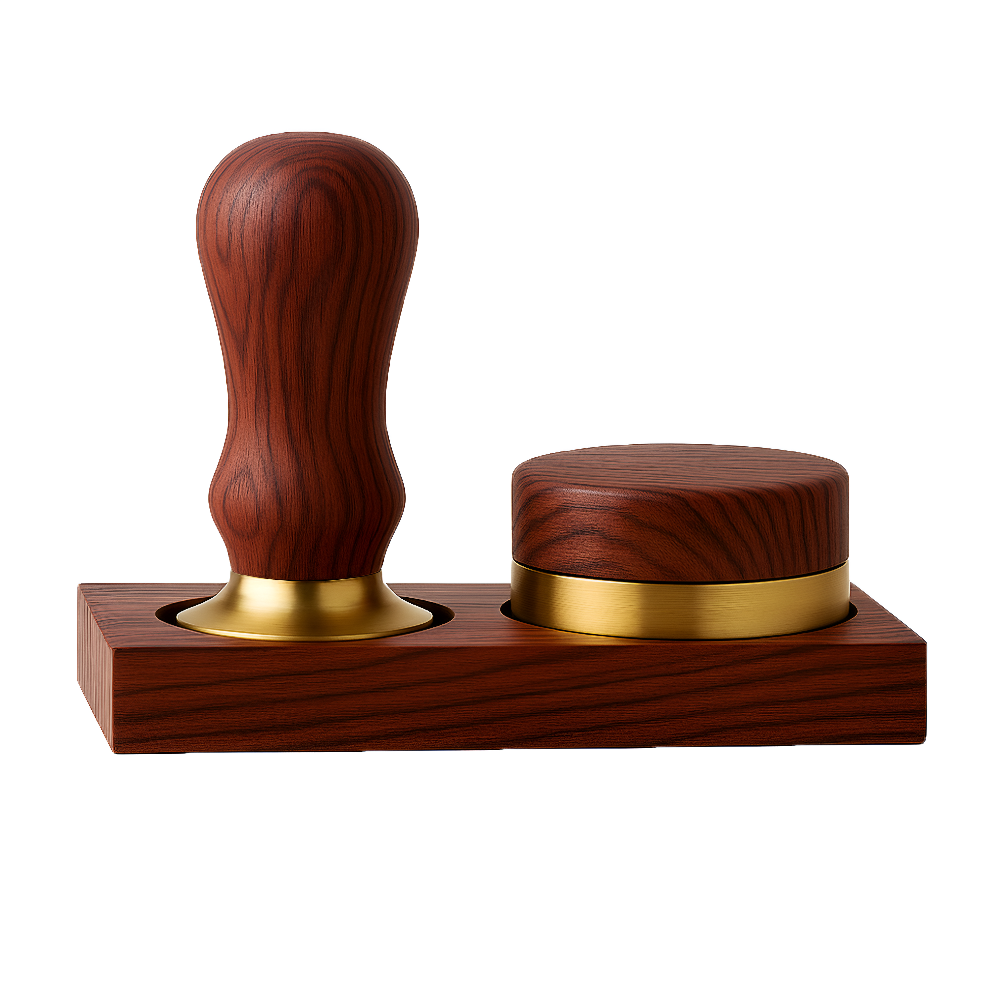 Bundle aus Rotweinfassholz – Tamper & Leveler