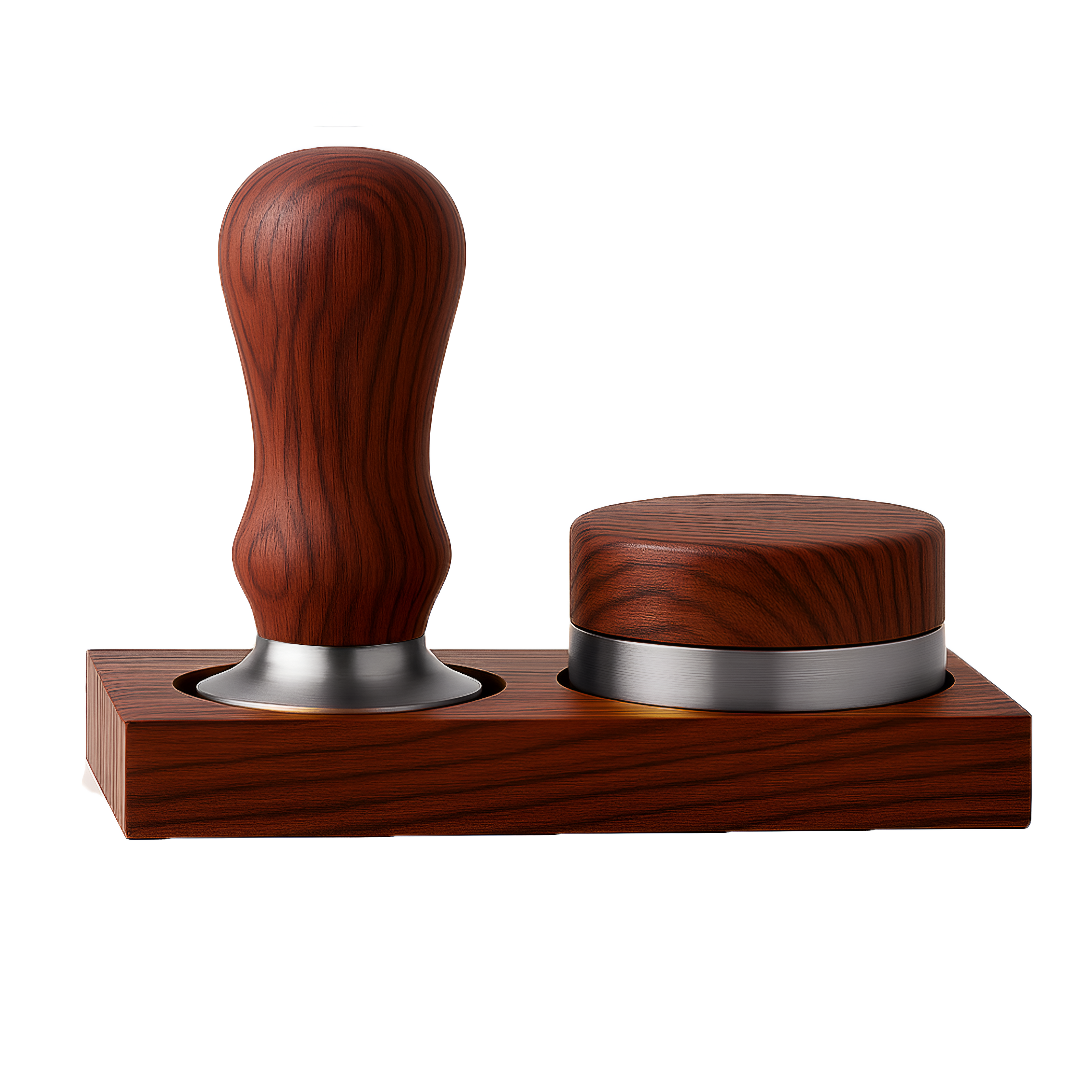 Bundle aus Rotweinfassholz – Tamper & Leveler