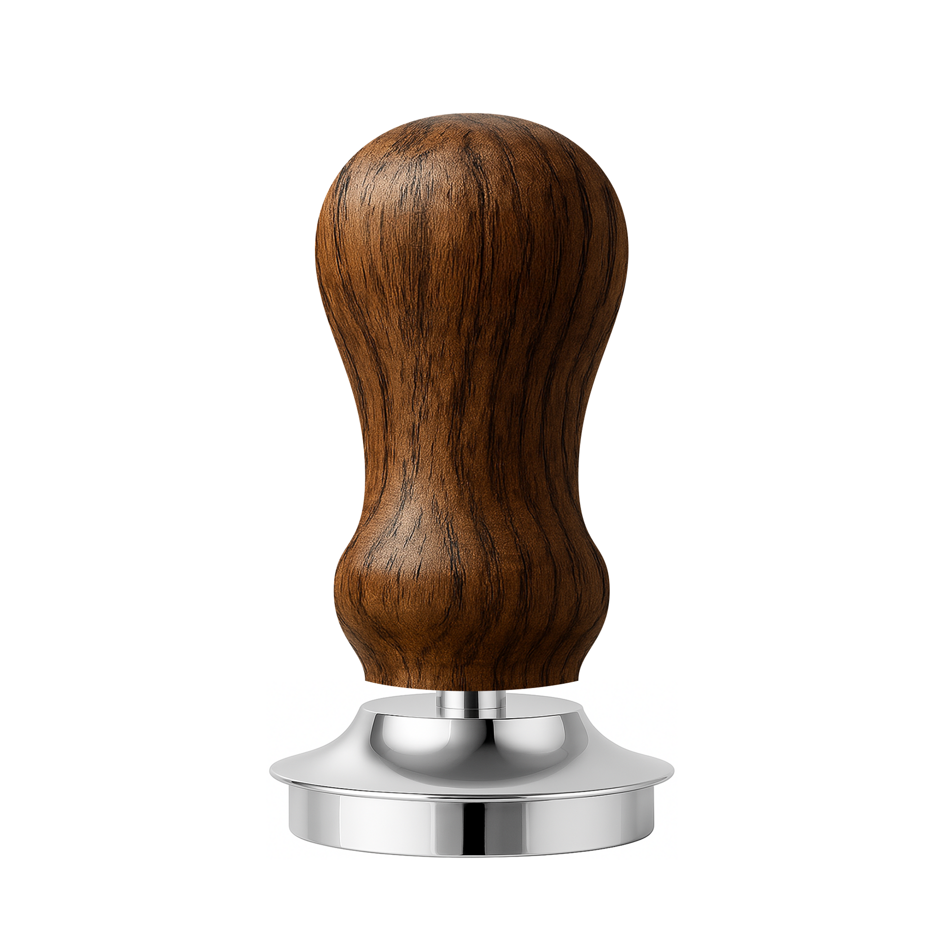 Tamper mit Federung aus Whiskyfass-Holz
