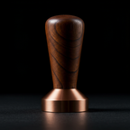 Tamper made of palm wood